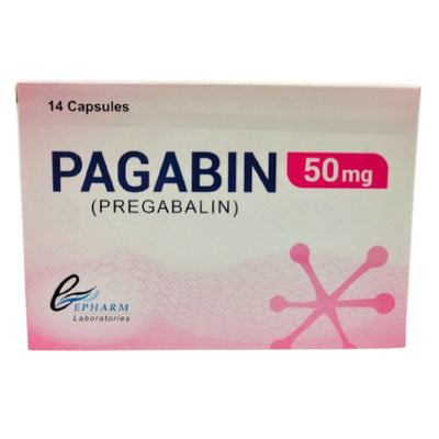 PAGABIN 50MG CAP