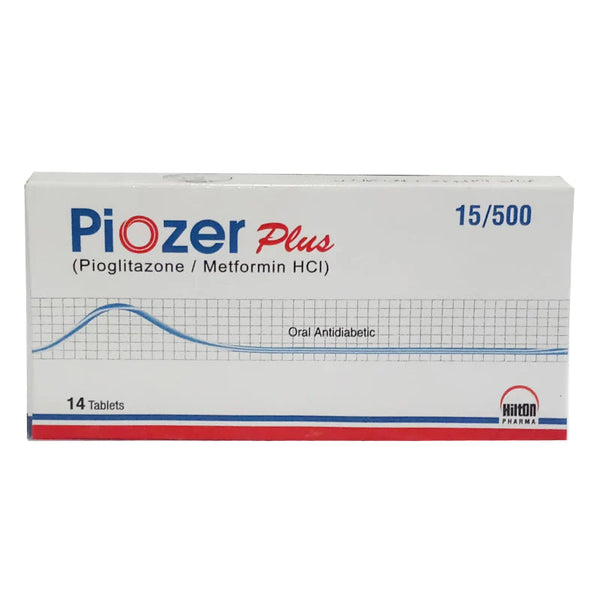 PIOZER PLUS 15MG+500MG TAB