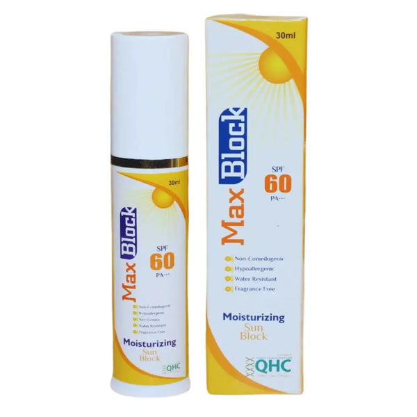 QHC MAX BLOCK MOISTURIZING 60SPF 30ML