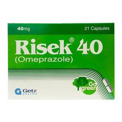 RISEK 40MG CAP 21S