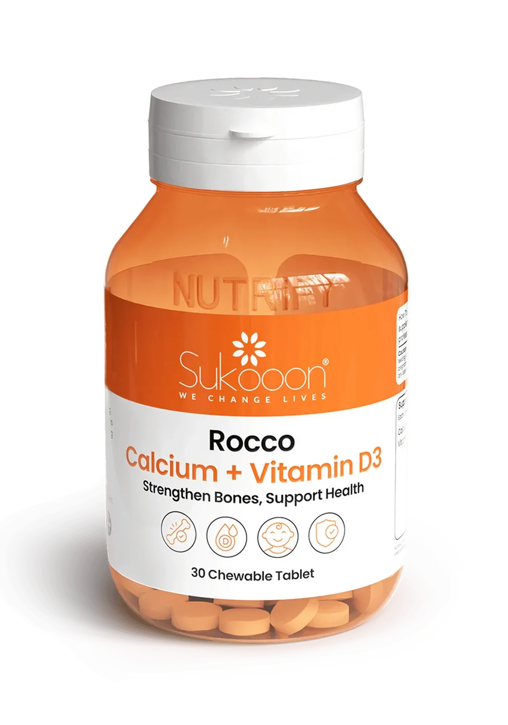 SUKOON ROCCO CALCIUM+ VIT D3 TAB 30S
