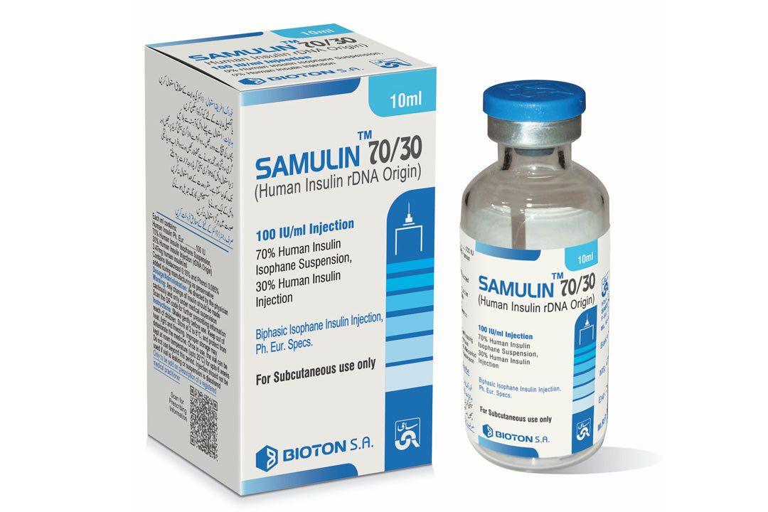SAMULIN 70/30 100IU/ML VAIL