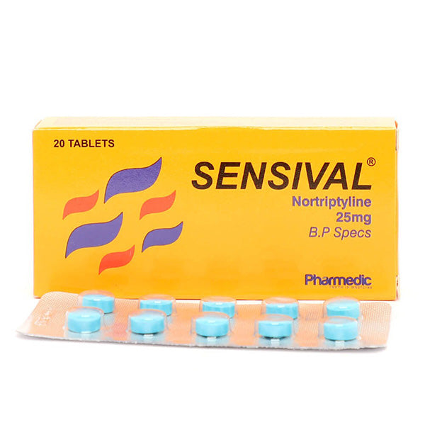 SENSIVAL 25 MG TAB 20S