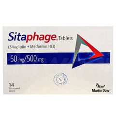 SITAPHAGE 50MG/500MG TAB 14S