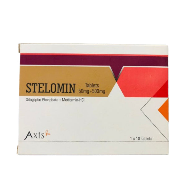 STELOMIN 50MG + 500MG 10S