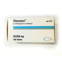 SINEMET 250MG+25MG TAB
