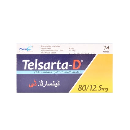 TELSARTA-D 80MG+12.5MG TAB