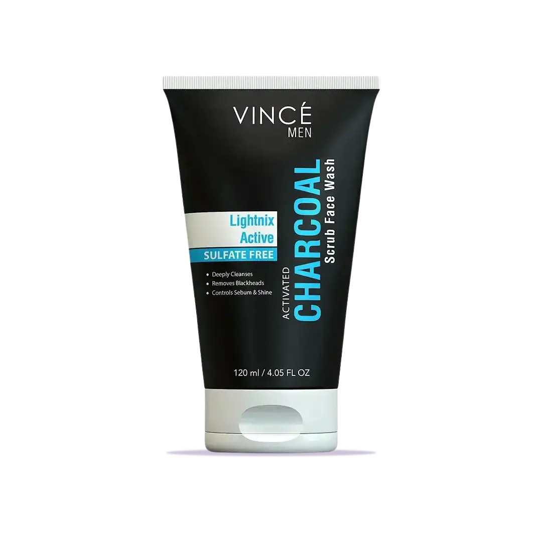 VINCE CHARCOAL SCRUB FACE WASH 120ML(74190)