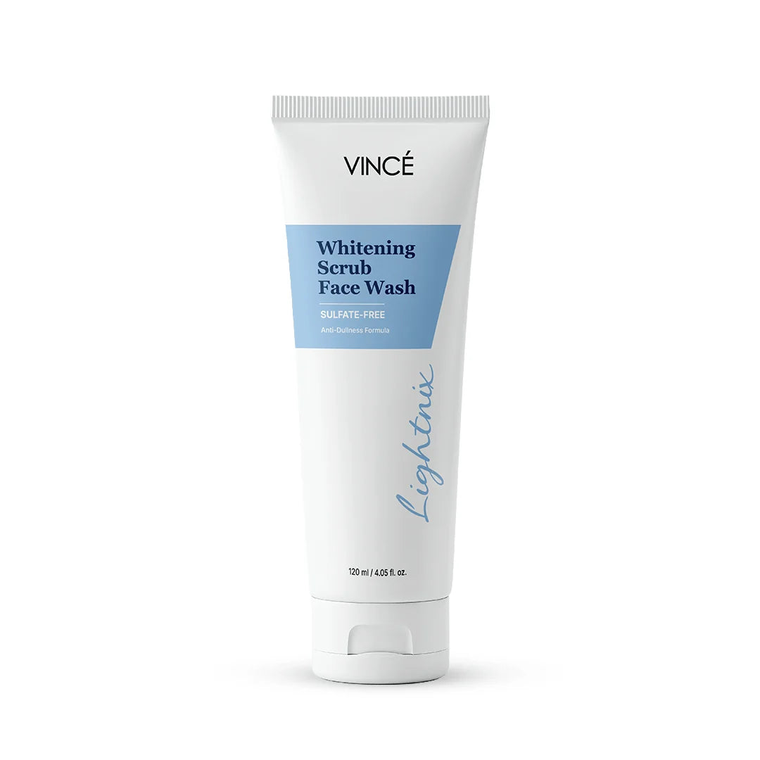 VINCE WHITENING SCRUB FACE WASH 120ML(00048)