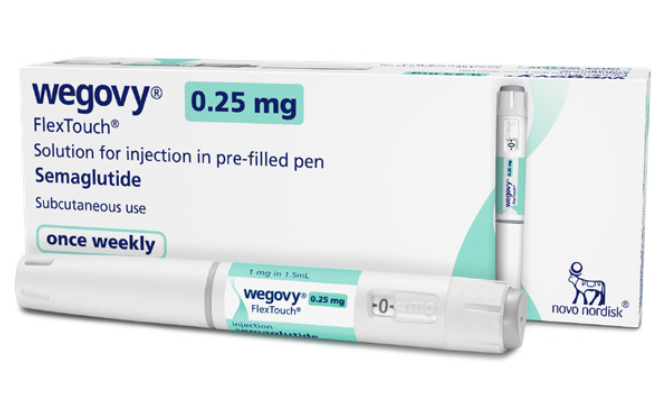 WEGOVY 0.25 MG GREEN PRE FILLED PEN