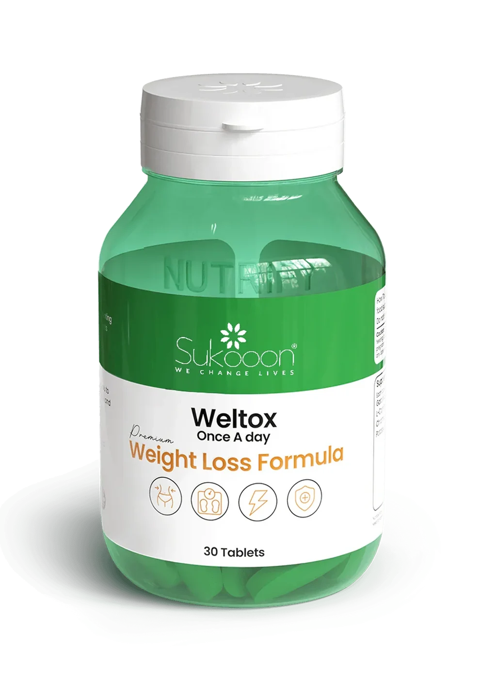 SUKOON WELTOX WEIGHT LOSS FORMULA TAB 30S