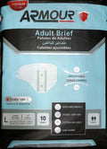 ARMOUR ADULT DAIPER LARGE 10S