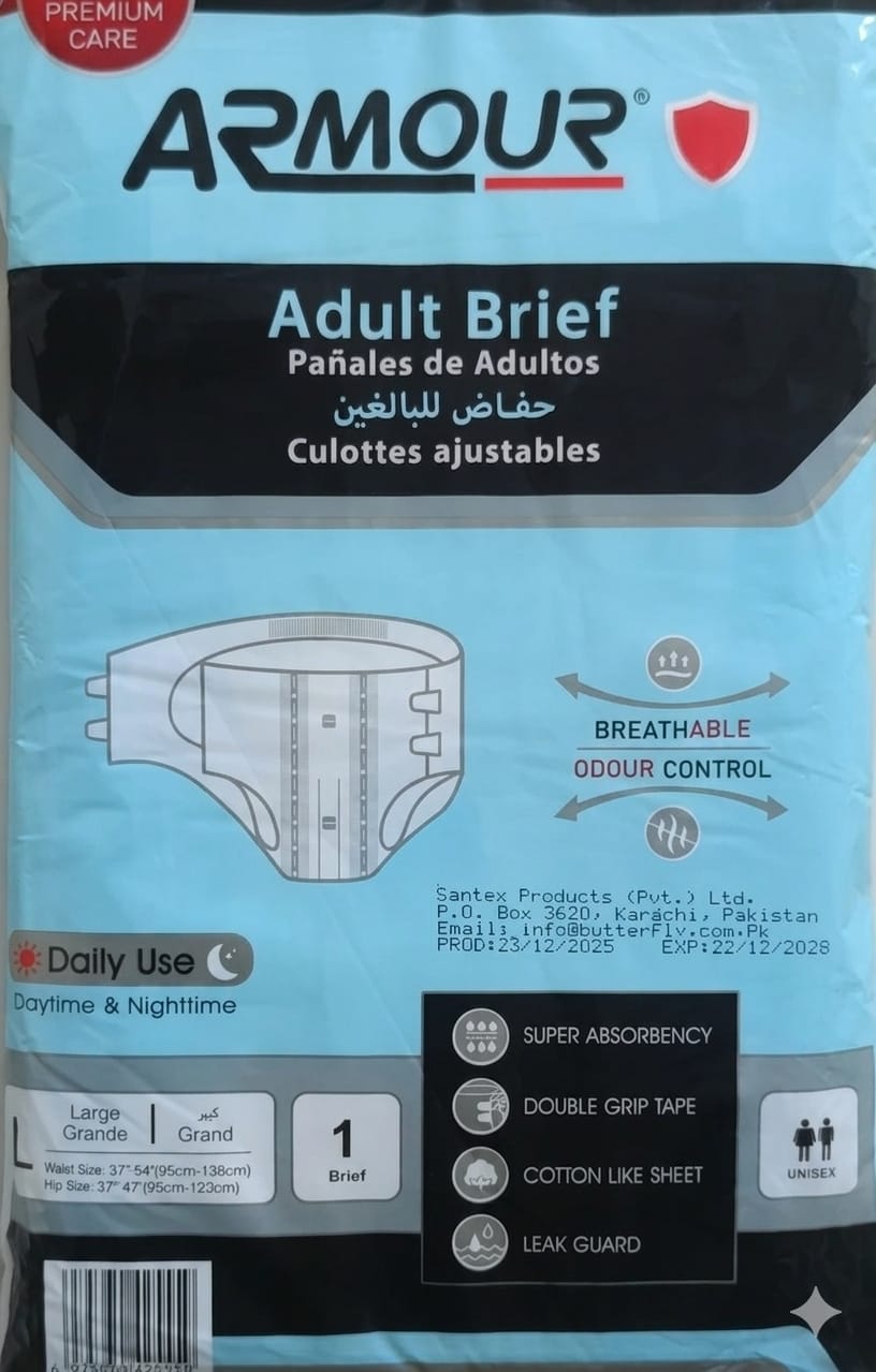 ARMOUR ADULT DAIPER BRIEF PACK LARGE
