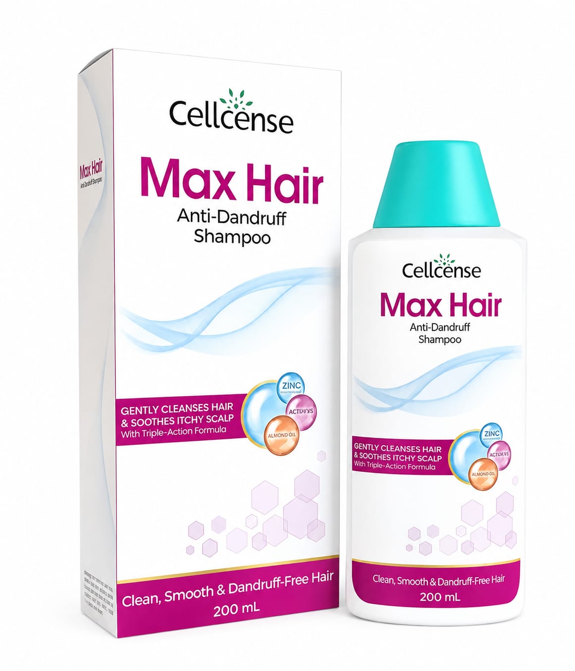 CELLCENSE MAX HAIR ANTI-DANDRUFF SHAMPOO