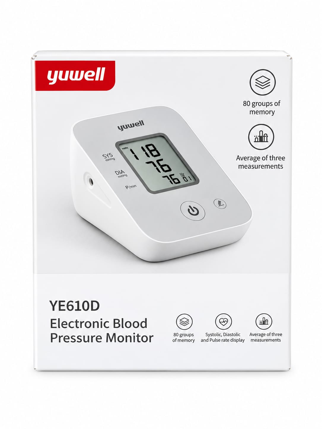 YUWELL DIGITAL BP APPRATUS  YE610D