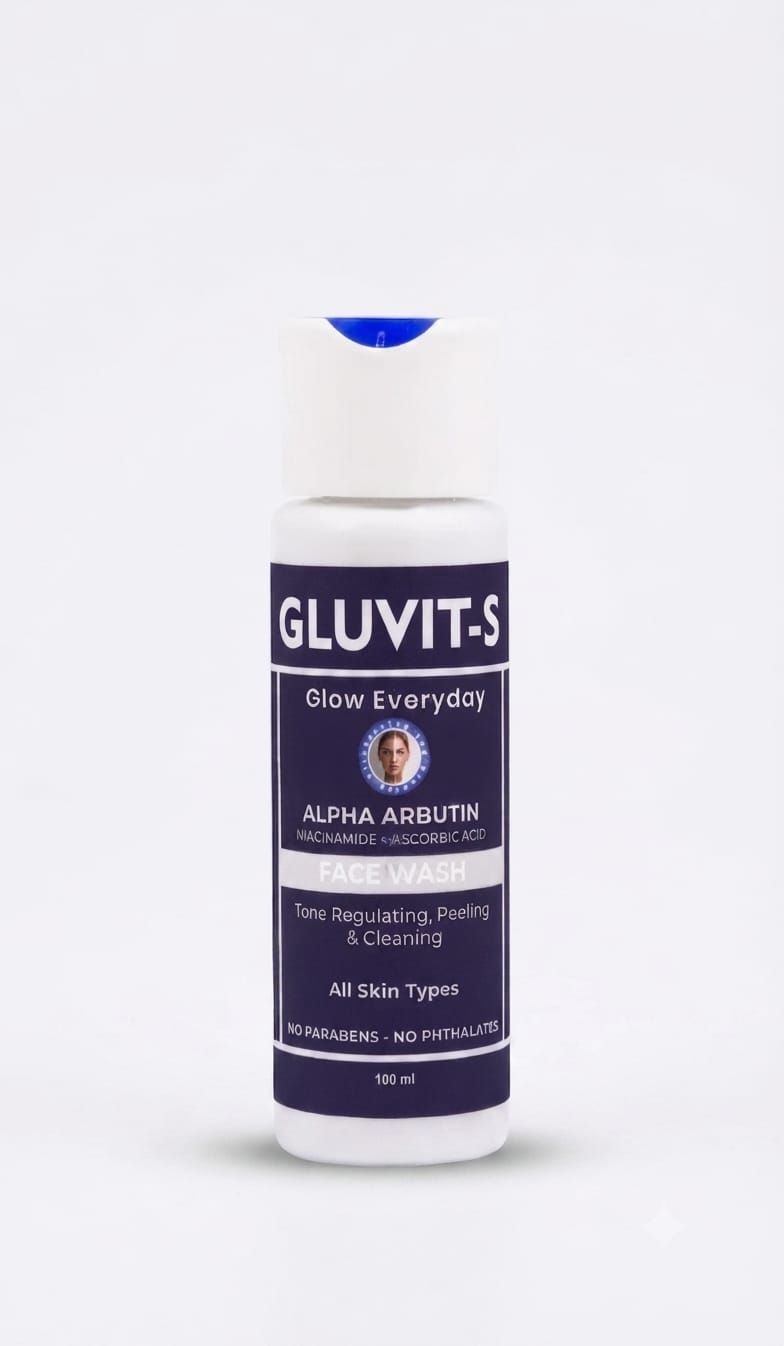 GLUVIT-S ALPHA  FACEWASH 100ML (91323)