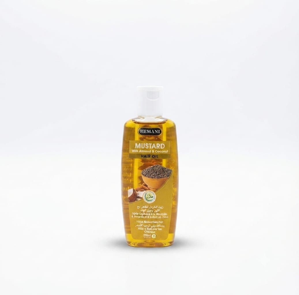 HM MUSTARD HAIR OIL 200ML(SARSON)