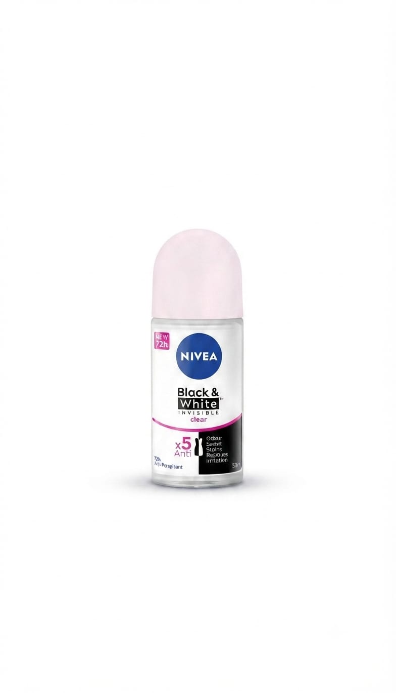 NV BLACK&WHITE CLEAR ROLL ON 50ML(82240)
