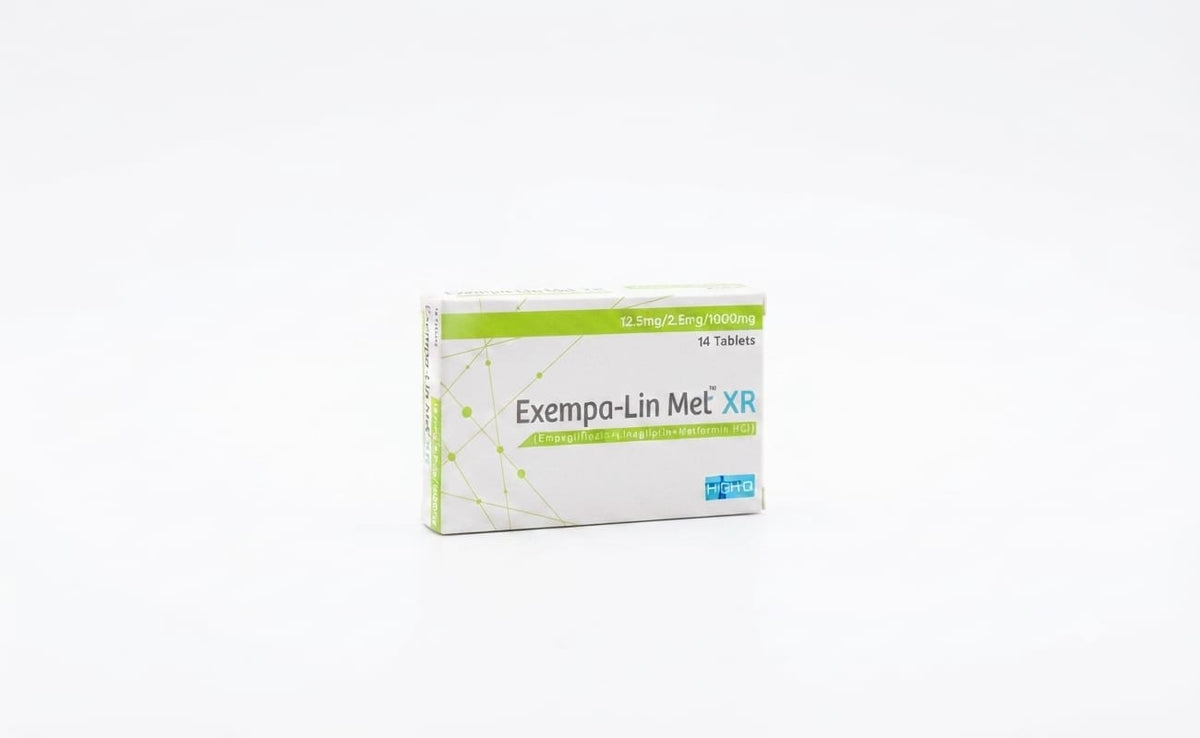 EXEMPA-LIN MET XR 1000/2.5/12.5 MG TAB