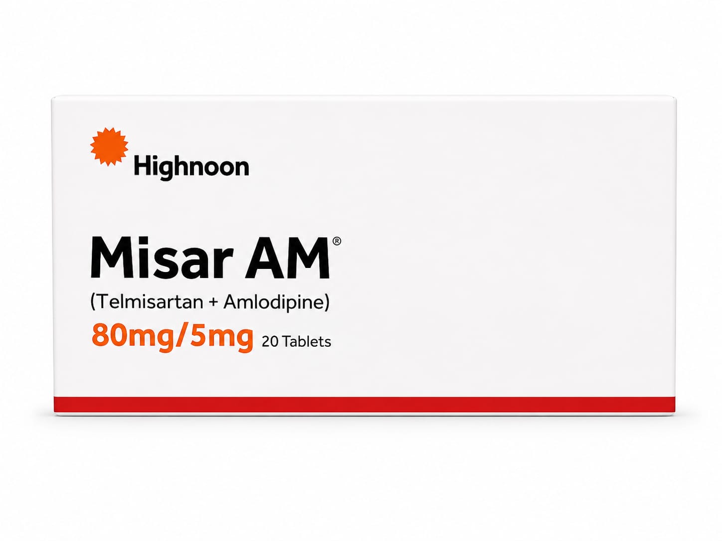 MISAR-AM 5MG+80MG TAB 20S