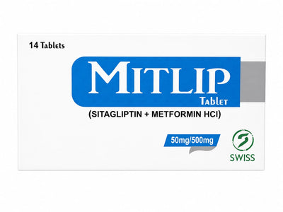 MITLIP 50/500MG  TAB 14S