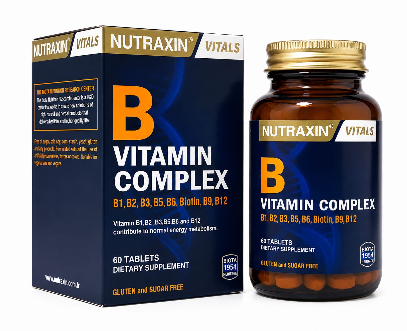 NUTRAXIN B COMPLEX TAB 60S (02767)