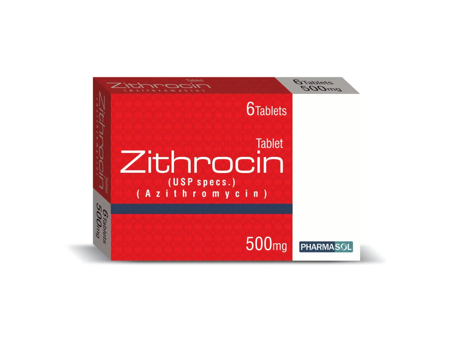 ZITHROCIN 500MG TAB 6S