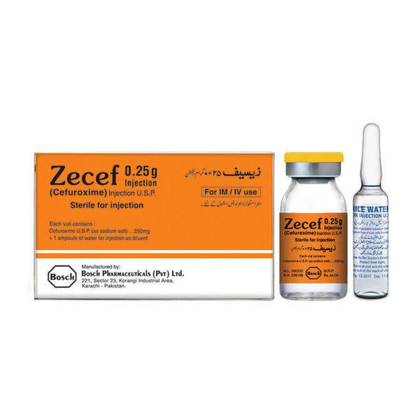 ZECEF 250MG INJ