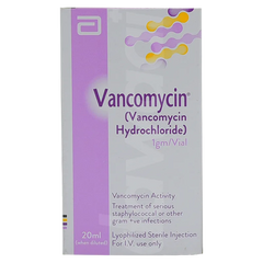 VANCOMYCIN INJ 1GM