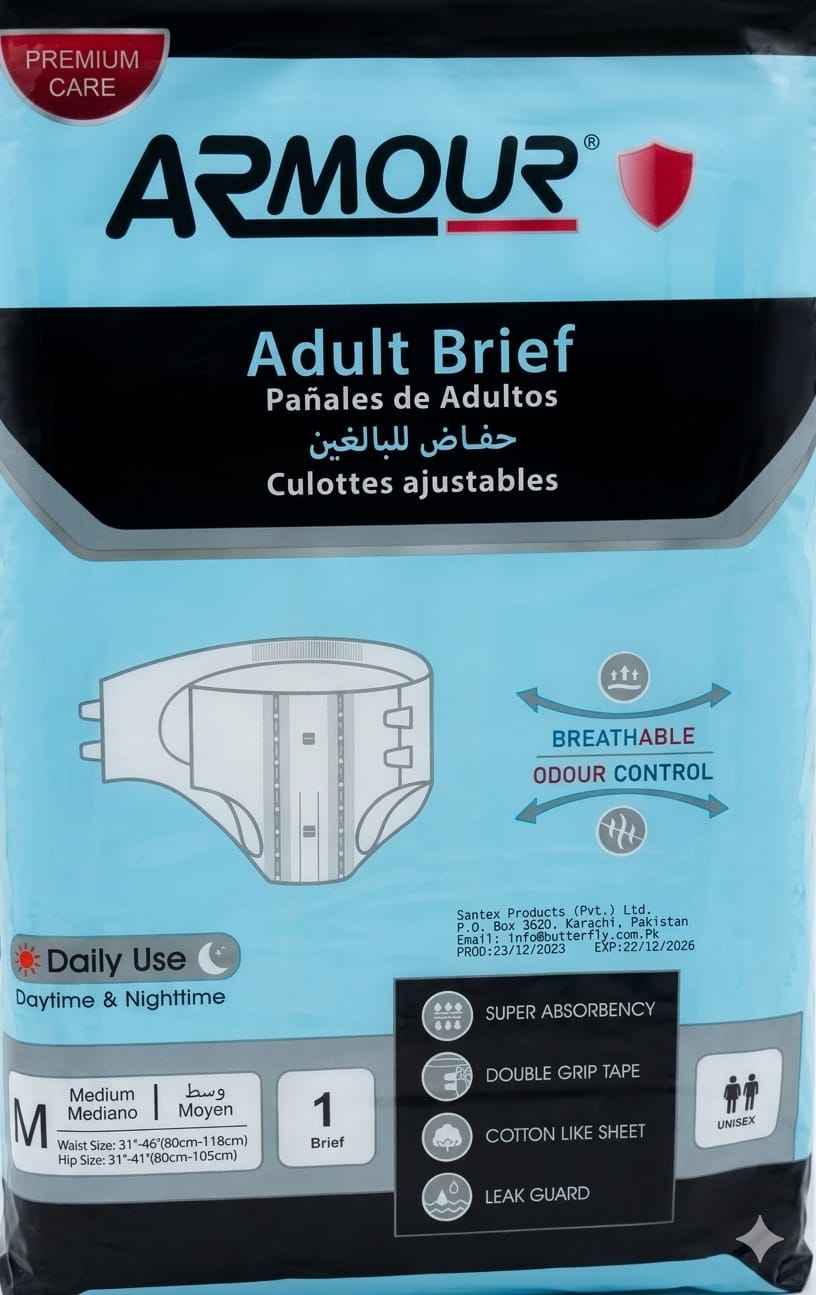 ARMOUR ADULT DAIPER BRIEF PACK MEDIUM
