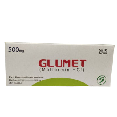 GLUMET 500MG TAB 50S