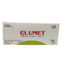 GLUMET 500MG TAB 50S