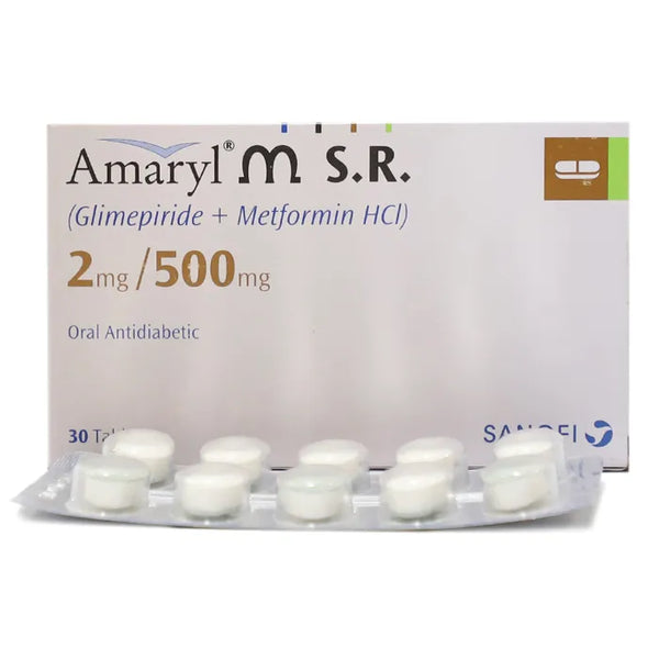 AMARYL MSR 2MG+500MG TAB