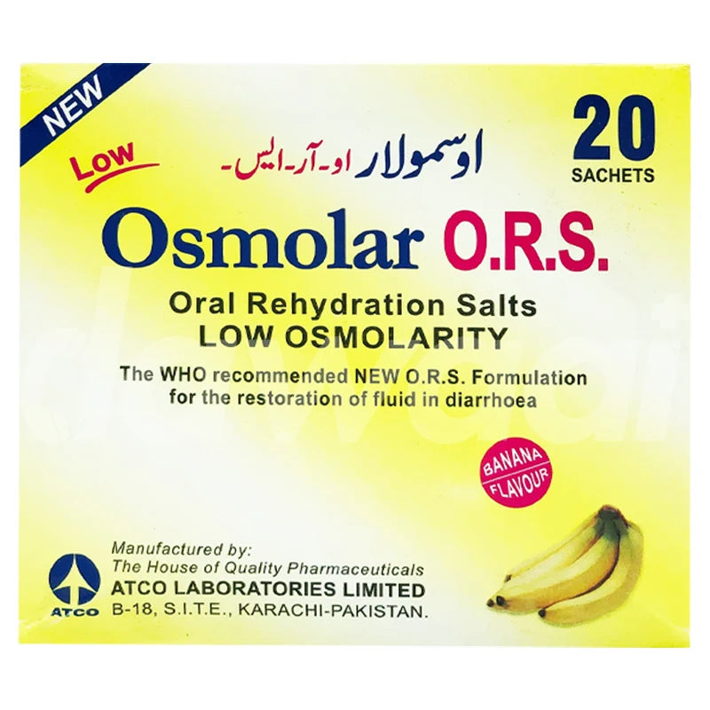 OSMOLAR SACHET BANANA 20S