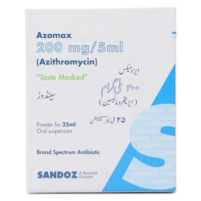 AZOMAX 200MG/5ML SUSP 25ML