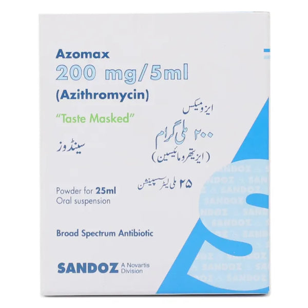 AZOMAX 200MG/5ML SUSP 25ML