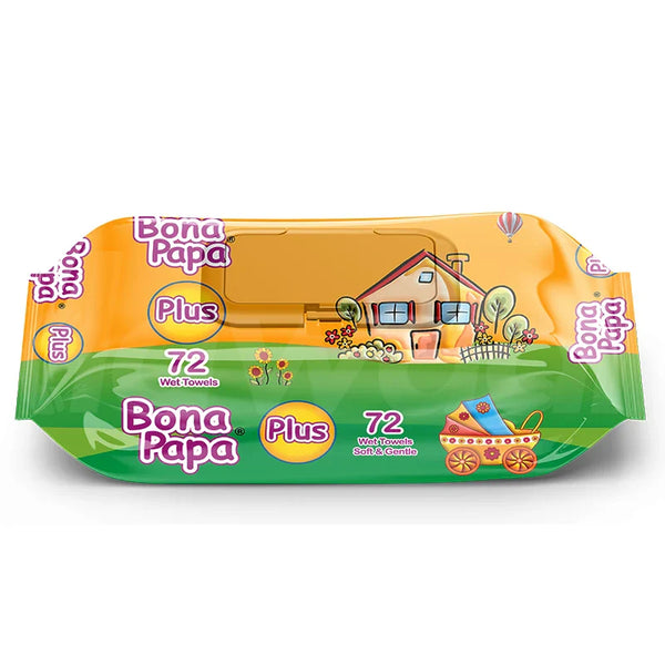 BONA PAPA PLUS WIPES 72S