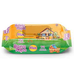 BONA PAPA PLUS WIPES 72S