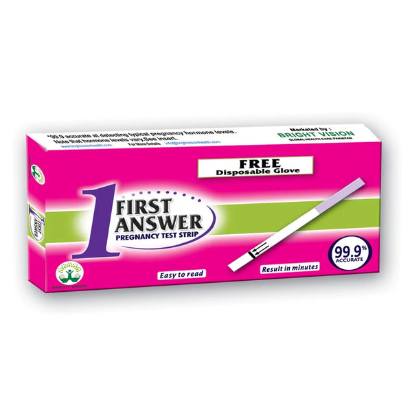 FIRST ANSWER PREGNANCY STRIP