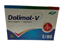 DOLIMOL-V 5MG+80MG TAB