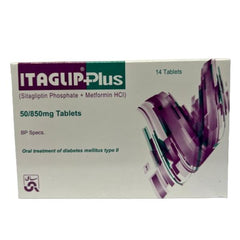 ITAGLIP PLUS 50/850MG TAB