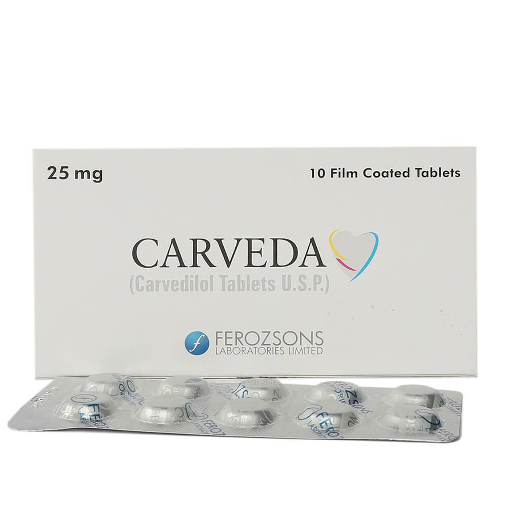 CARVEDA 25MG TAB