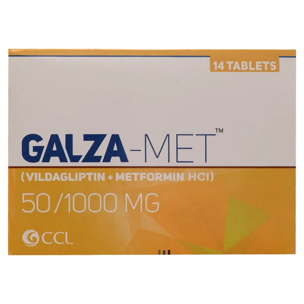 GALZA-MET 50MG+1000MG TAB