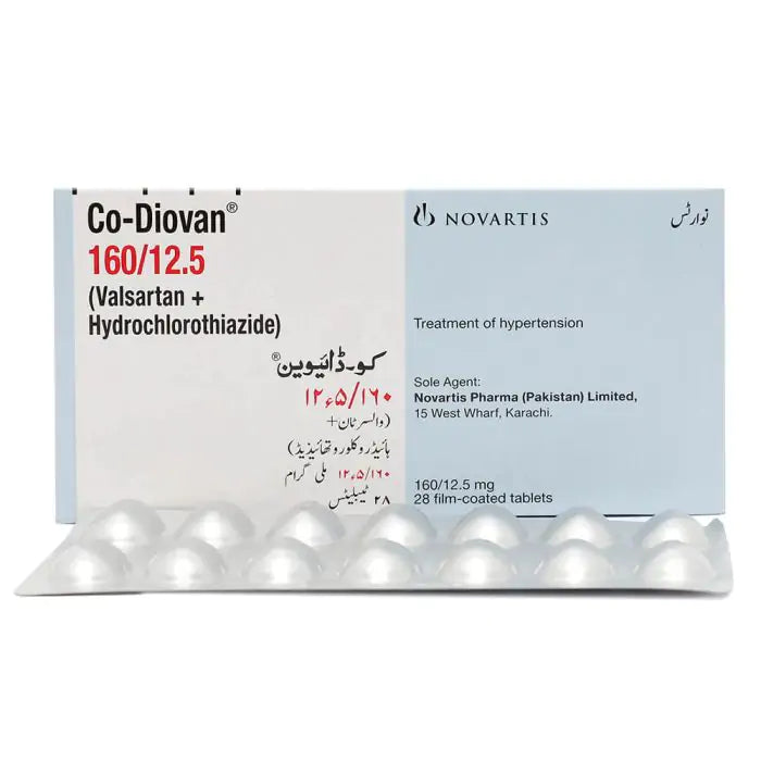 CO DIOVAN 160MG+12.5MG TAB