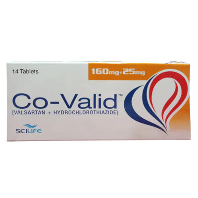 CO-VALID 160/25MG TAB