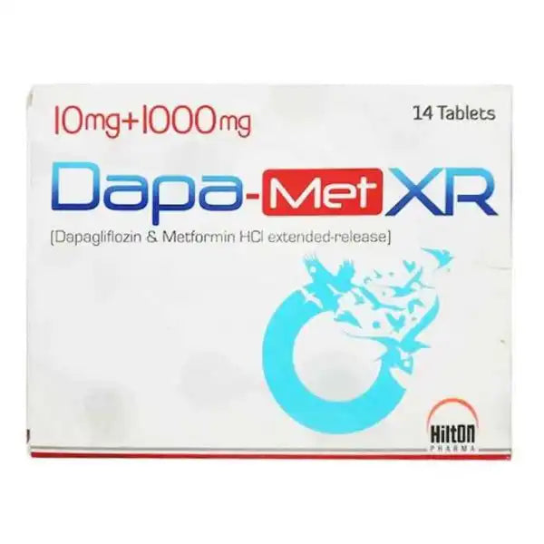 DAPA-MET XR 10MG+1000MG TAB 14S