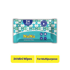 NANA SMARTY POCKET WIPES 24S