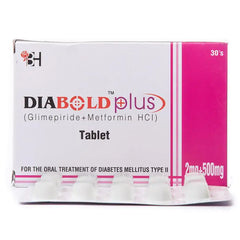 DIABOLD PLUS 2MG+500MG TAB