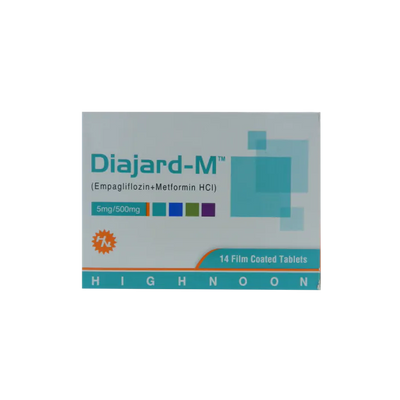 DIAJARD-M 5MG / 500MG TAB 14S