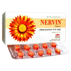 NERVIN 0.5MG TAB 30S